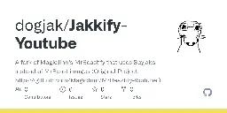 GitHub - dogjak/Jakkify-Youtube: A fork of MagicJinn's MrBeastify that uses Soyjaks instead of MrBeast images (Original Project: https://github.com/MagicJinn/MrBeastify-Youtube )